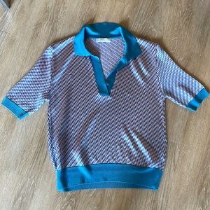 ZARA JACQUARD TOP